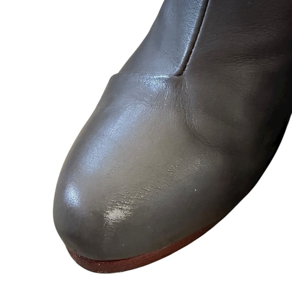 Excellent condition gray leather rag & bone newbury boot size 36.5 euro 6.5 us - Picture 6 of 11